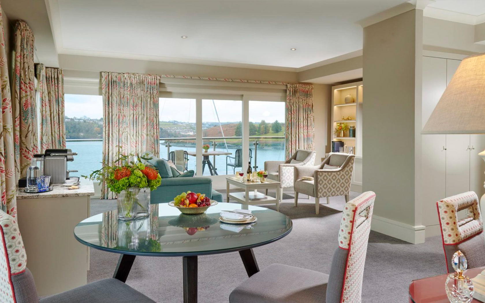 Harbour Suite Lounge with Private Balcony